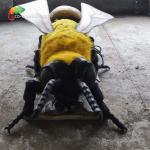 Botanical Garden Small Size Animatronic Bee Robotic Insects Customized