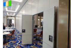 China Folding Partition Wall Acoustic Room Dividers Movable Partition Wall With Door supplier