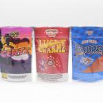 Stand Up Smell Proof ziplockk Pouches Child Proof Mylar Zipper Pouch