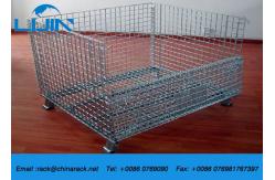 China Steel Structure Wire Mesh Cages 4.8 - 6.0mm Guage SGS Certification supplier