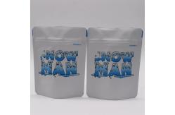 China Small Frosted Zip Lock Stand Up Pouch Packaging Mylar Bags For Weed supplier