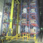Asrs Rack System Automated Warehouse Storage And Retrieval System With Safety Curtains