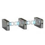 DC24V Waterproof Swing Barrier Gate IR Beam With Biometric System