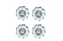 China 65mm Plastic Car Wheel Omnidirectional For Mecanum supplier