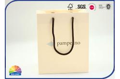 China Customized 4C Printed Paper Gift Bag With Handle Eco Friendly supplier