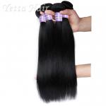 Natural Black Cambodian Straight Hair Bundles , 20 Inch 11a Hair Extensions for sale