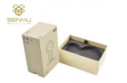 China Paper Lacquer Shining Painting Packaging Box Wooden Storage Box With Window supplier
