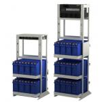IP55 Telecom Enclosures 1.3m 1.9m Open Frame Cabinet With Battery