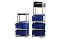 China IP55 Telecom Enclosures 1.3m 1.9m Open Frame Cabinet With Battery supplier