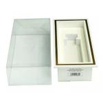 Handmade Custom Printed Gift Packaging Box Cosmetic Foldable Clear Plastic Box