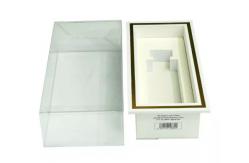 China Handmade Custom Printed Gift Packaging Box Cosmetic Foldable Clear Plastic Box supplier