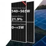 540W 545W Ja Solar Black Panels 550W 555W 560W 565W Half Cut Mono Perc Solar Panel for sale