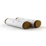 Hot Stamping Paper Tube Packaging Matte Lamination For Cosmetic Packaging