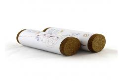 China Hot Stamping Paper Tube Packaging Matte Lamination For Cosmetic Packaging supplier