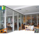 Sliding Aluminum Glass Partitions Wall for sale