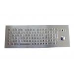 400DPI Metal Industrial Keyboard 104 Keys With Mechanical Trackball for sale