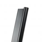                    Black Customizable Wide PVC Profile for Industrial Use             