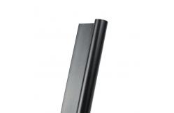 China                    Black Customizable Wide PVC Profile for Industrial Use              supplier