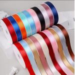 Decoration Satin Ribbon Roll Custom Printed for Double Face and Single Face Gift Wrap for sale