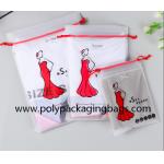 20mic Frosted EVA Plastic Drawstring Bags For Daily Necessities