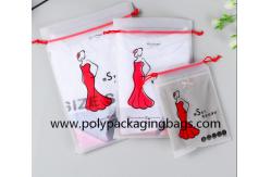 China 20mic Frosted EVA Plastic Drawstring Bags For Daily Necessities supplier
