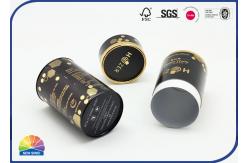 China Kraft Cylinder Tubes Packaging Aluminum Foil Inner With Iron Covering supplier