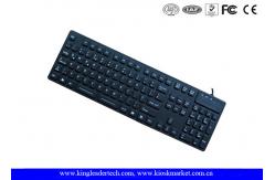 China Desk Top Waterproof Silicone Keyboard F1 - F12 Function Keys and Numeric Keys supplier