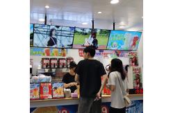 China Ultra Thin Wall Mounted Digital Signage Display Advertising Android Signage Display supplier