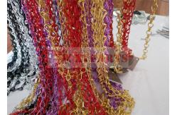 China Double Hook Aluminium Chain Door Fly Screen Curtain Various Patterns supplier