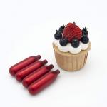 Dessert Tool N2O 10 Pack 8.5g Red Whipped Cream Chargers Customized for sale