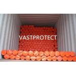 12FT x 100FT Double Orange PE Poly Tarps Roll Customization and Gram Weight 20-260GSM for sale