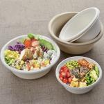 Pulp Compostable Salad Bowl 350ml 400ml 460ml 500ml 680ml for sale