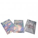 Clear Front CYMK Laminated Holographic  Pouch for sale