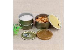 China 50g Weed Easy Open Small Tin Containers With Two Pieces / Metal Tin Box supplier