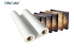 China Ultra Premium Polyester Water Resistant Inkjet Canvas Instant Dry Soft Matte Surface supplier