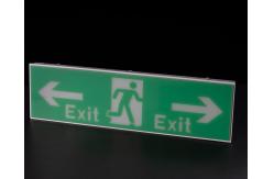 China Plastic Casing Led Exit Signs Ni - Cd Battery Operated Emergency Exit Sign supplier