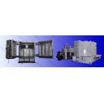 Stainless Steel High Vacuum Coating Machine, Tungsten basket thermal evaporation Metallizing Equipment for sale