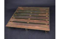 China Powder Coating Heavy Duty Metal Pallets Durable 2 / 4 Way Access supplier