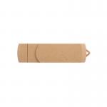 Customized Vibrant Beige USB With Laser Engraved Logo Recyclables Materials for sale