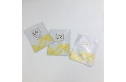 China Custom Resealable three side flat mylar Frosted Plastic  lotion cream sachet Bag supplier