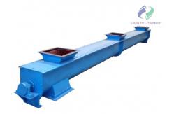 China Shaftless Feed Screw Conveyor For Wood Chips Easy Winding Materials supplier