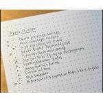 Thread Bound Bullet Journal Notebook / Empty Bullet Journal Minimalist Design