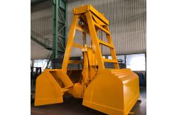 China 15 Cbm Mechanical Grab Bucket Wireless / Radio Steel Claw Cargo Remote Control supplier