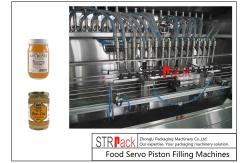 China High Precision Multihead Bottle Filling Line For Honey Sauce Cream Gel Paste supplier