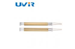 China 1kw Medium Wave Infrared Lamp , Quartz Heating Lamps with gold reflector supplier
