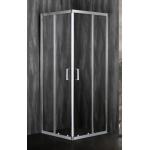 Stylish Square Shower Enclosures With Chromed Profile For Modern for sale