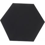 30x30cm Hexagon Black Canvas Boards Matte Finish For Artists Painting for sale