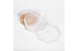 China Plastic PET Food Grade Container Packaging Boxes With Lid supplier
