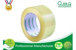 China Strong Sticky Transparent Crystal Clear Tape BOPP Reinforced Packaging Tape supplier