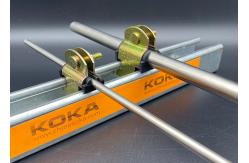 China Zinc Plated 3/8'' Strut Mounted Cushion Clamps supplier